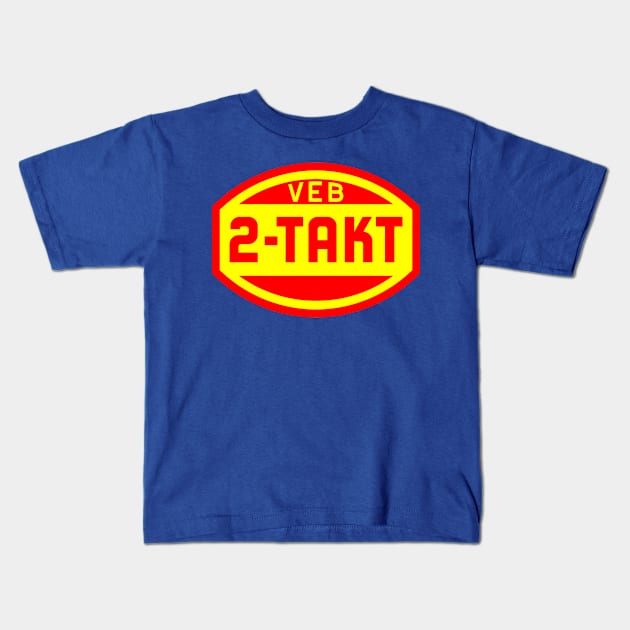 VEB 2-stroke logo Kids T-Shirt by GetThatCar